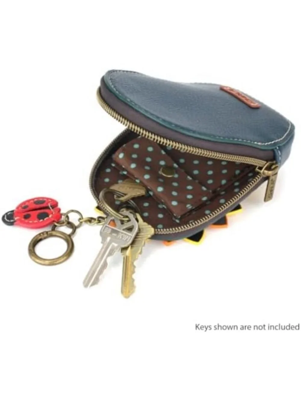 RFID Mini Coin Purse Keychain - Sunflower Card Holder & Accessory, 5.25